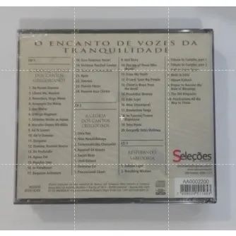 CD O encanto de vozes da tranquilidade - Melodias de paz e tranquilidade 3 CDS NOVO LACRAD - Foto 2