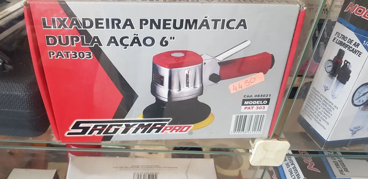 Lixadeira Pneumática Dupla Ação 6 Sagyma Pro
