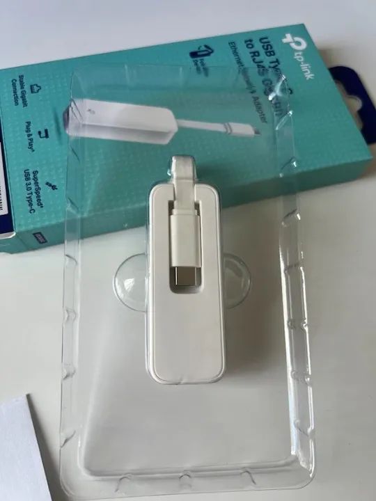 Aadaptador de rede tp-link ue300c tipo-C novo - Foto 2