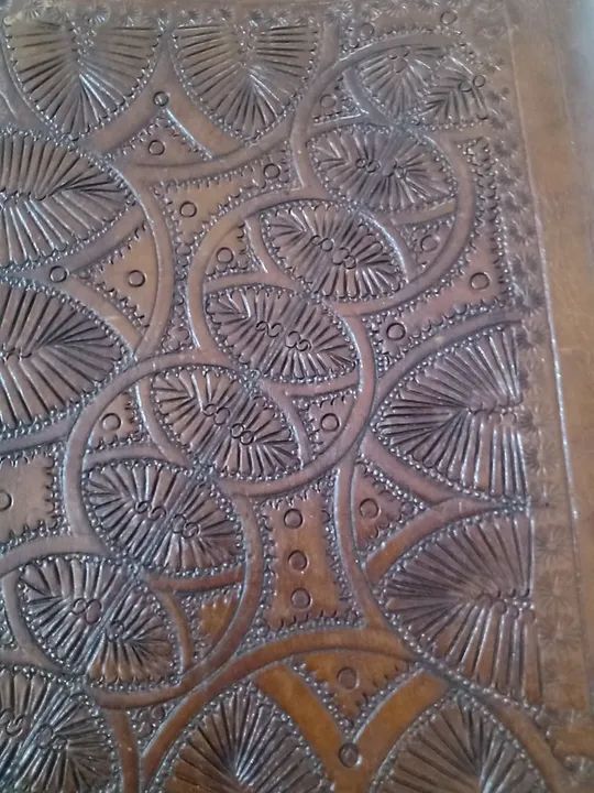 Capa de caderno ou livro em couro anos 60  - Foto 5