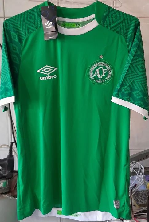 CAMISA CHAPECOENSE UMBRO EDICAO ESPECIAL 25 ANOS 1996 2021 NOVA FRETE GRATIS - Foto 6