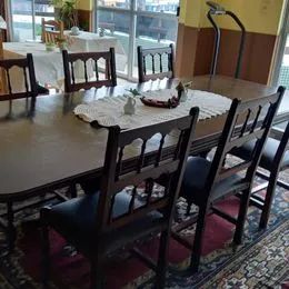 Mesa de jantar antiga 8 lugares - Foto 4