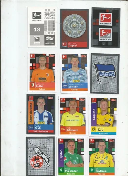 figurinhas bundesliga 19/20 - a partir 2.00 cada  - Foto 2