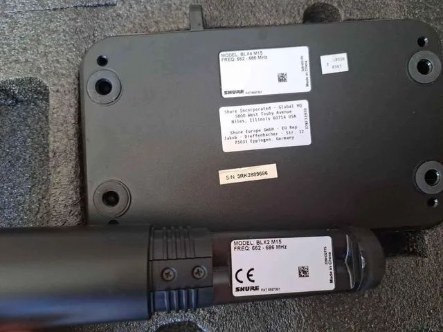 Sistema De Microfone Sem Fio De Mão BLX-24BR/SM-58 M15 - Shure - Foto 2