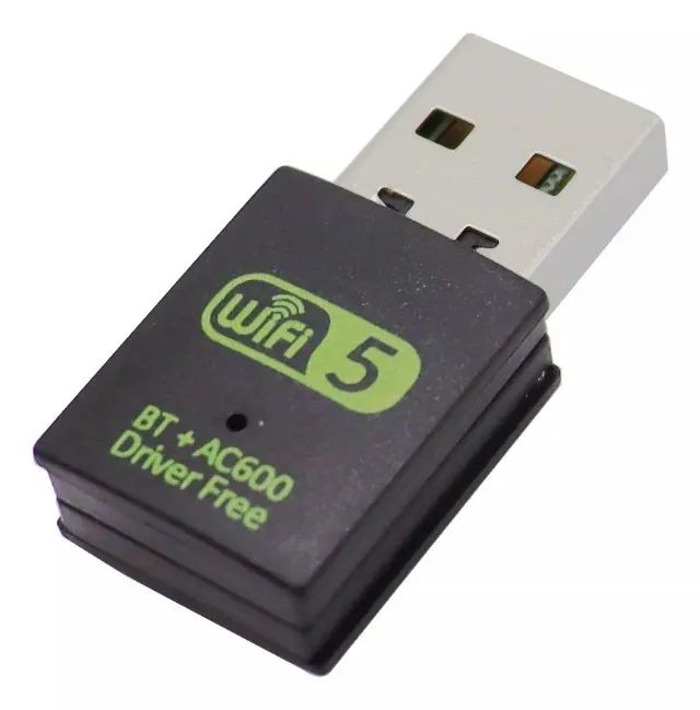 Adaptador Usb 2x1 Wifi 2.4/5g E Bluetooth 
