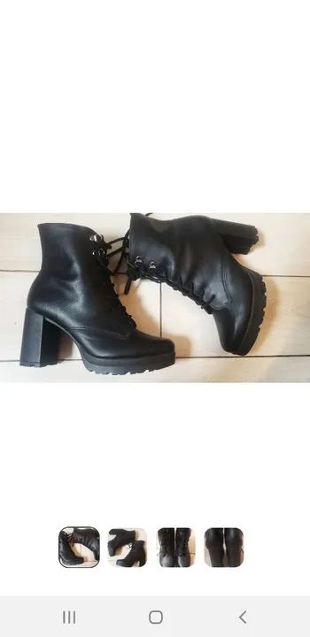 Bota Coturno  Satinato Tam 36 - Foto 2