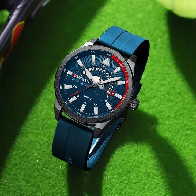 Relógio esportivo com pulseira em silicone  - Foto 5