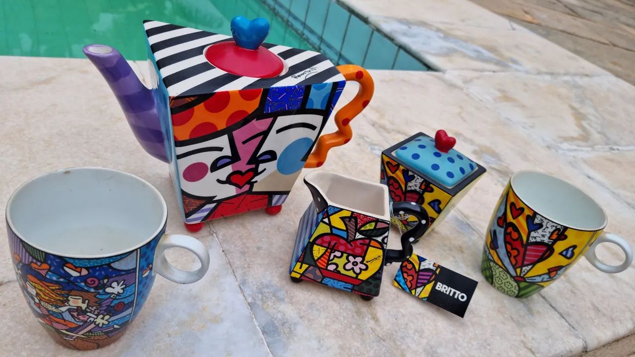 Conjunto de Café do Britto, UNICAS PEÇAS EM TODO BRASIL!! - Foto 4