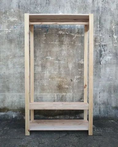 Closet e roupeiro de palete. Móveis sobre medidas de Pallet, Pallets e pinus. - Foto 4