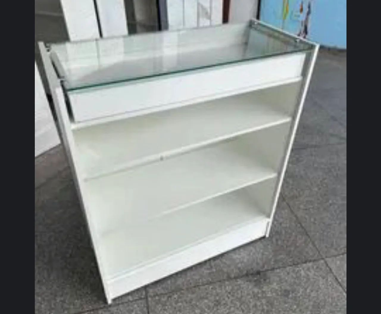 BALCÃO VITRINE COM GAVETA EXPOSITORA 