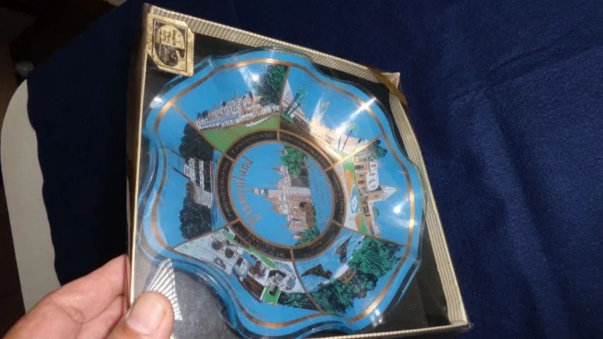 Prato Vintage Castelo da Bela Adormecida-Disney, Lacrado Original(Colecionador Decoração)  - Foto 4