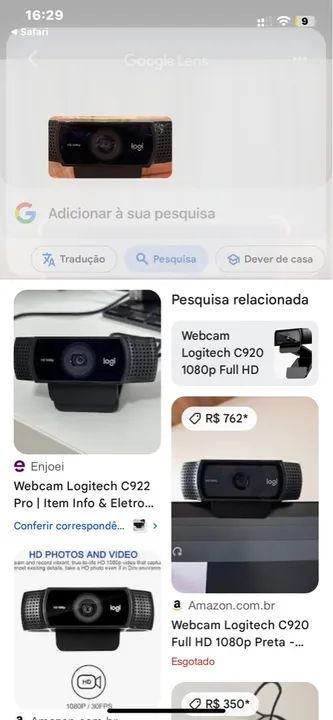 Webcam Logitech HD 1080p - Foto 3