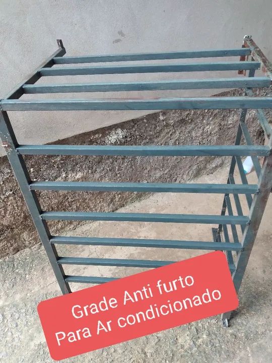 Grade de proteção para ar condicionado