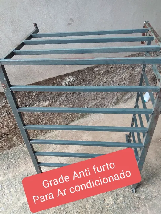 Grade de proteção para ar condicionado