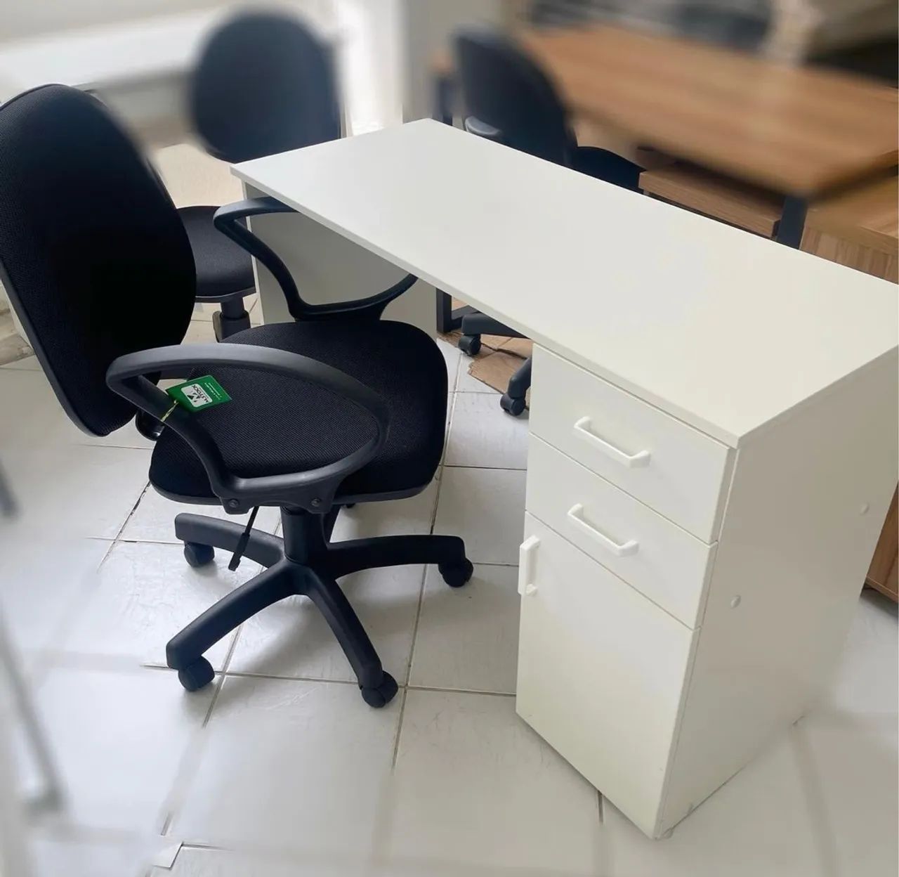 Dressing table 1.10 x 0.45m with 2 drawers table with cabinet64311792823681120