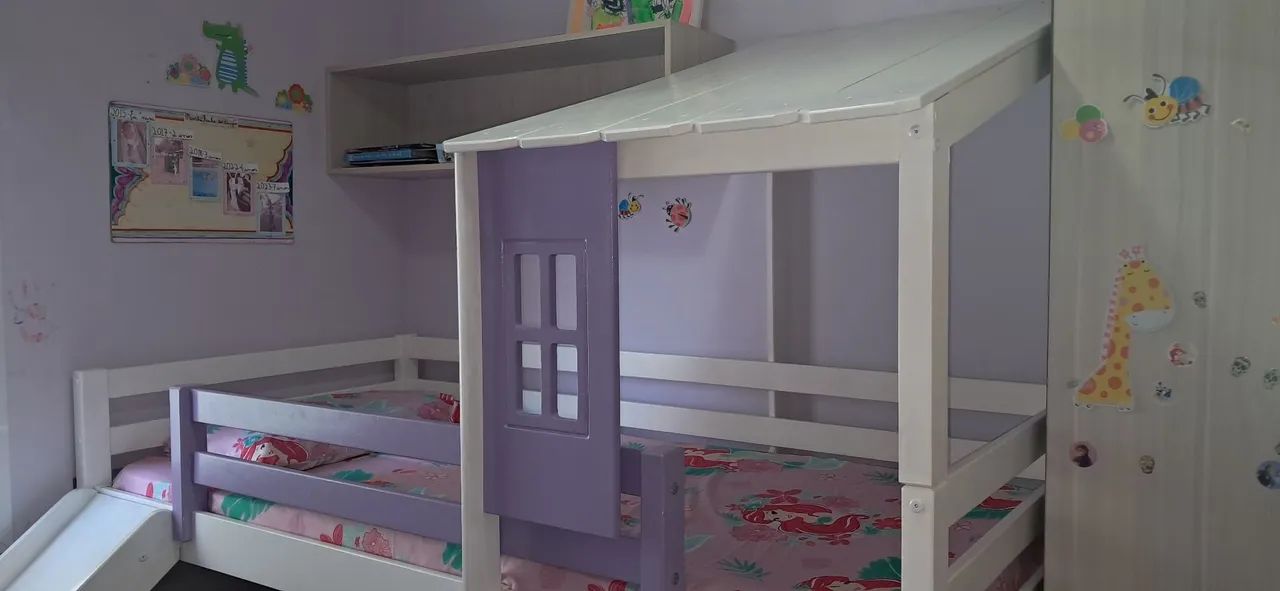 Beliche Montessoriana com Escorregador e casinha - Foto 4