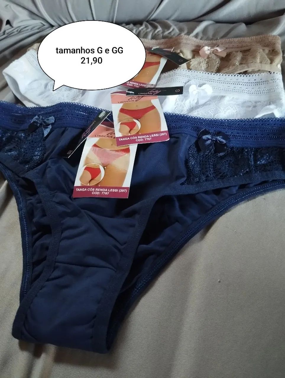 Lingeries cuecas infantil e adulto  - Foto 2