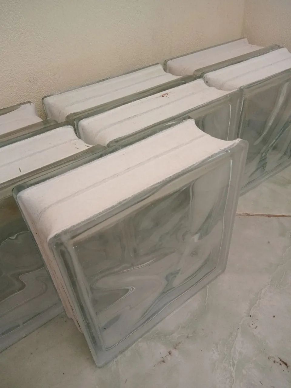 Tijolo de vidro transparente 9 blocos  - Foto 2