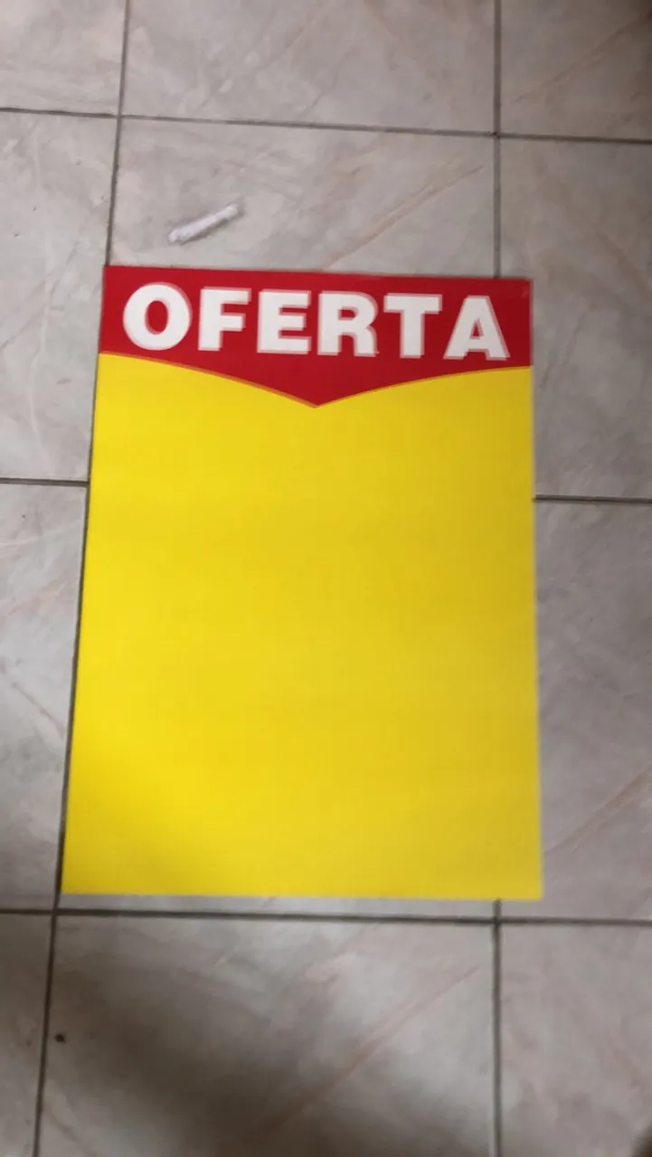 Placa de Oferta Personalizável com 78 unidades