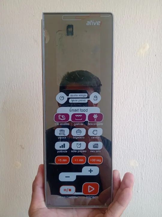 Painel completo microondas Brastemp Ative! touch