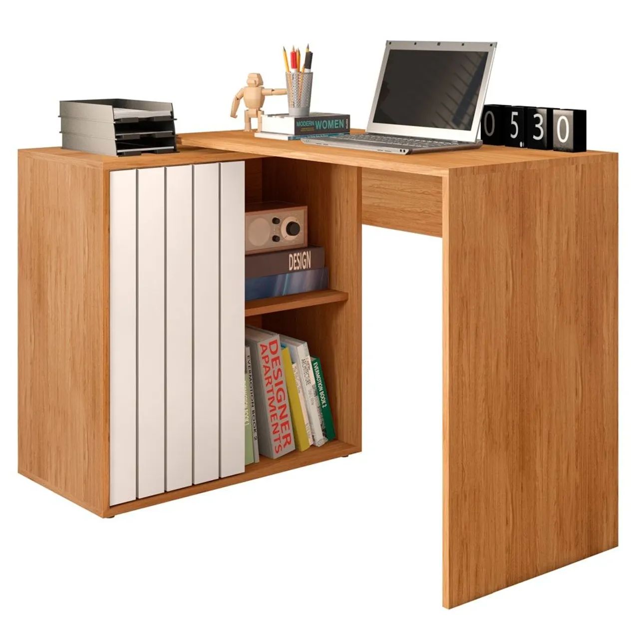 Mesa de Escritório com Gaveteiro - Nova - Foto 3