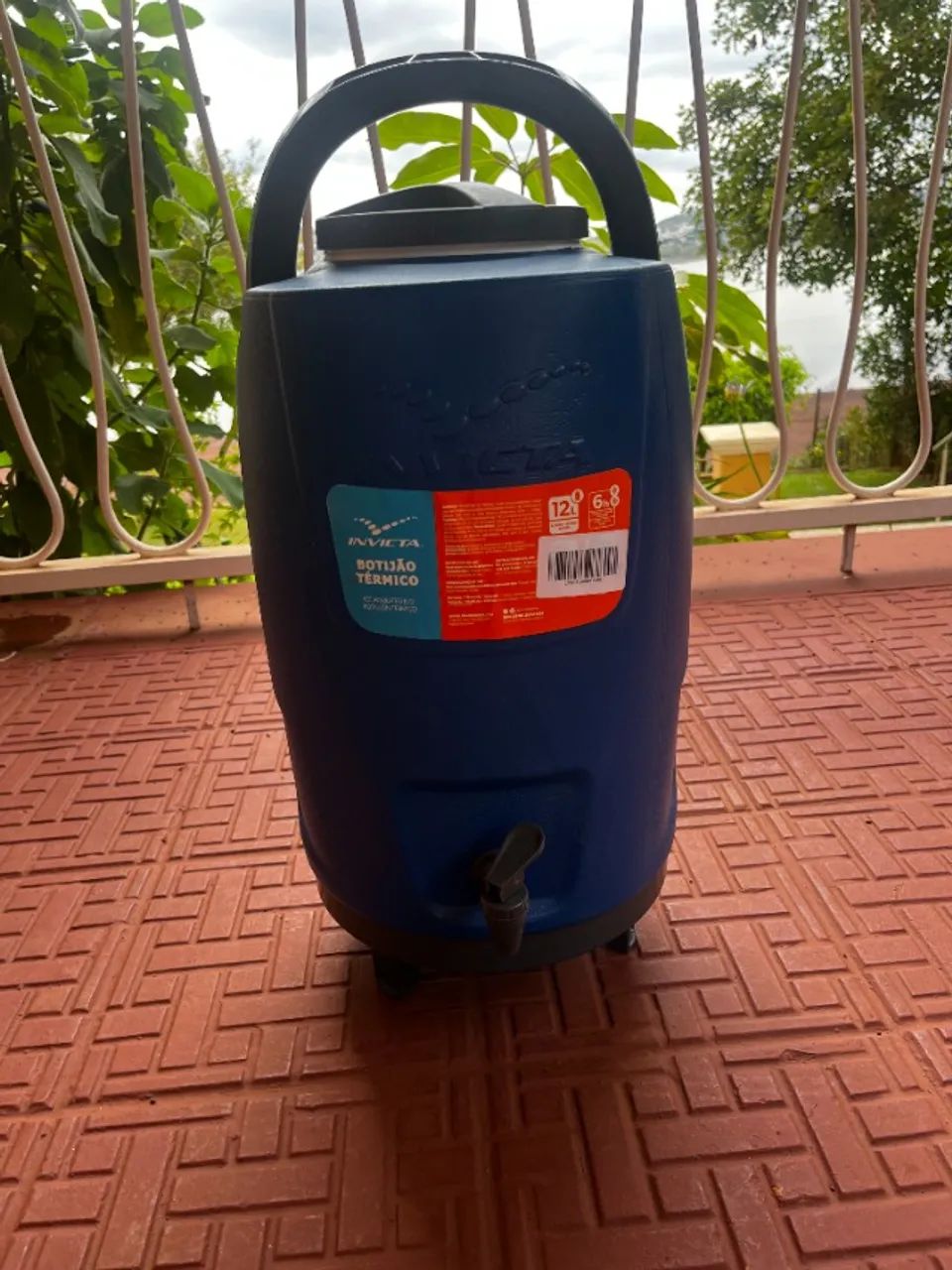 Galão Térmico 12 Litros Tripe Vermelho Royal, Azul e Preto - Foto 2