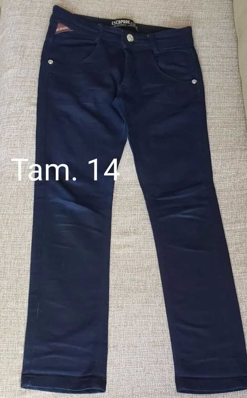 Calça Jeans Inf.  Tam. 14 - Foto 2
