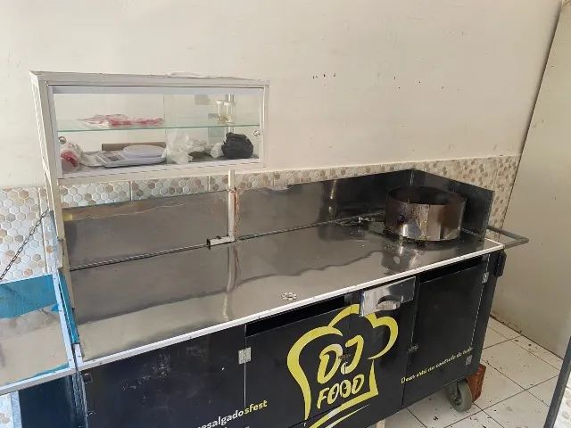 Carrinho de salgados completo com toldo  - Foto 2
