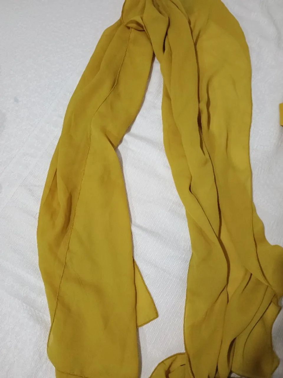 Vestido longo de festa com bordado frontal Tam 36 - Foto 3