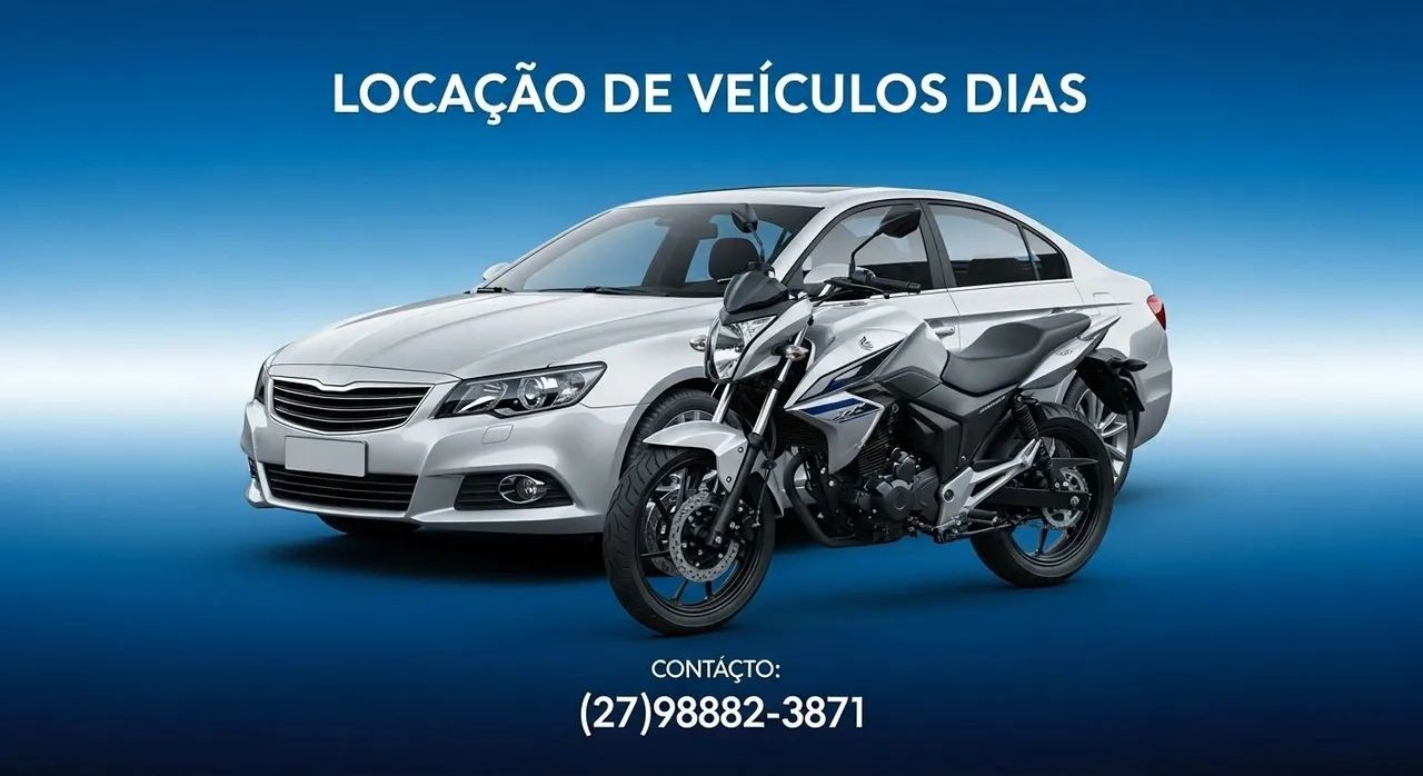 Aluguel de carro e moto pra aplicativos
