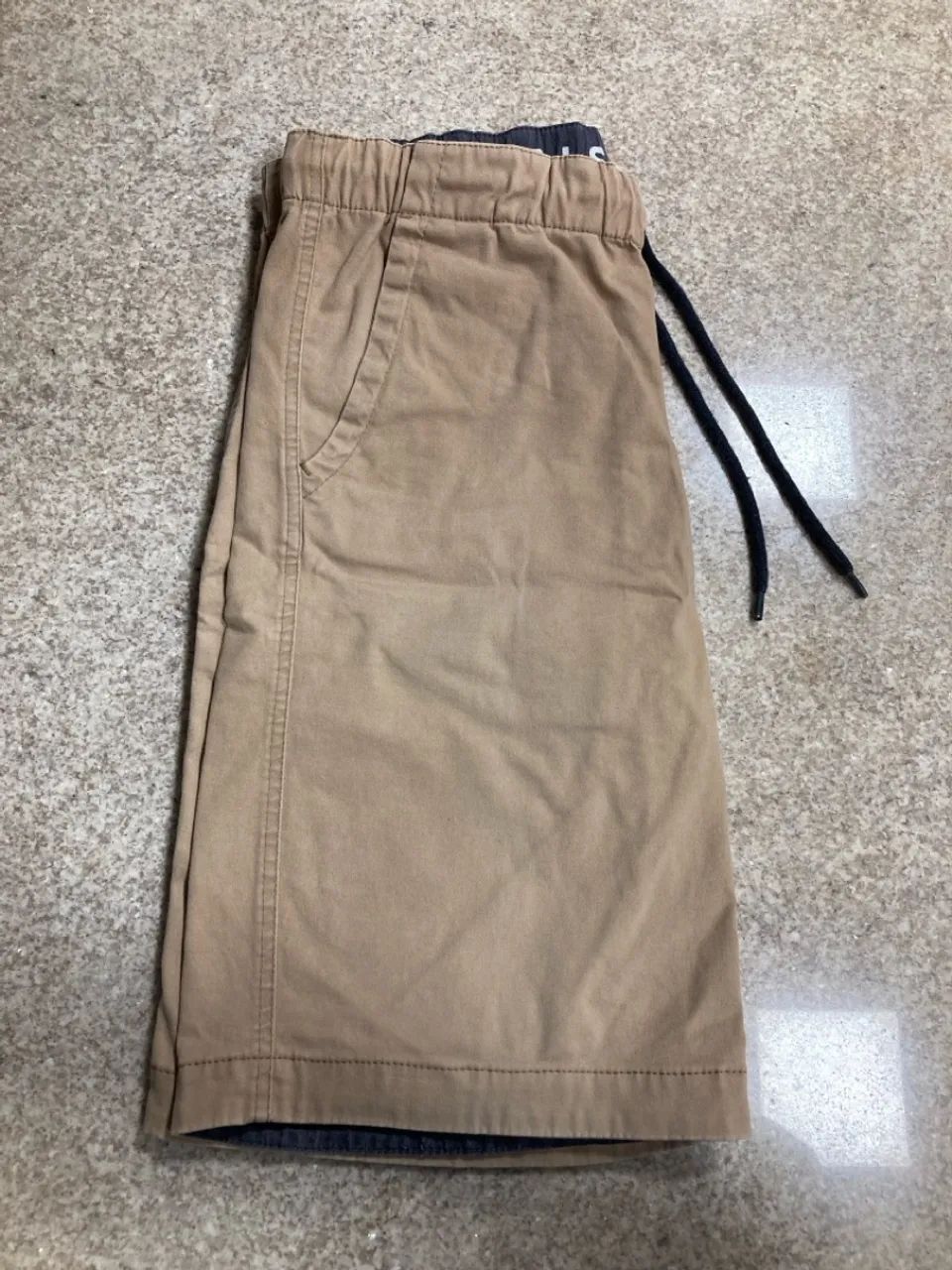 Bermuda Jeans Masculina Bege - Foto 4