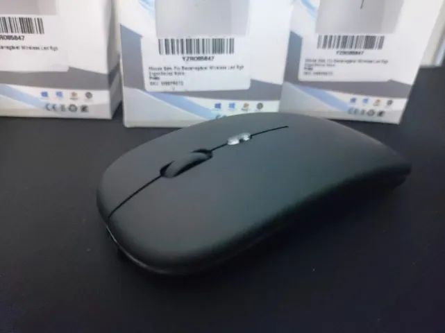 Mouse sem fio recarregável - Novo - Foto 4