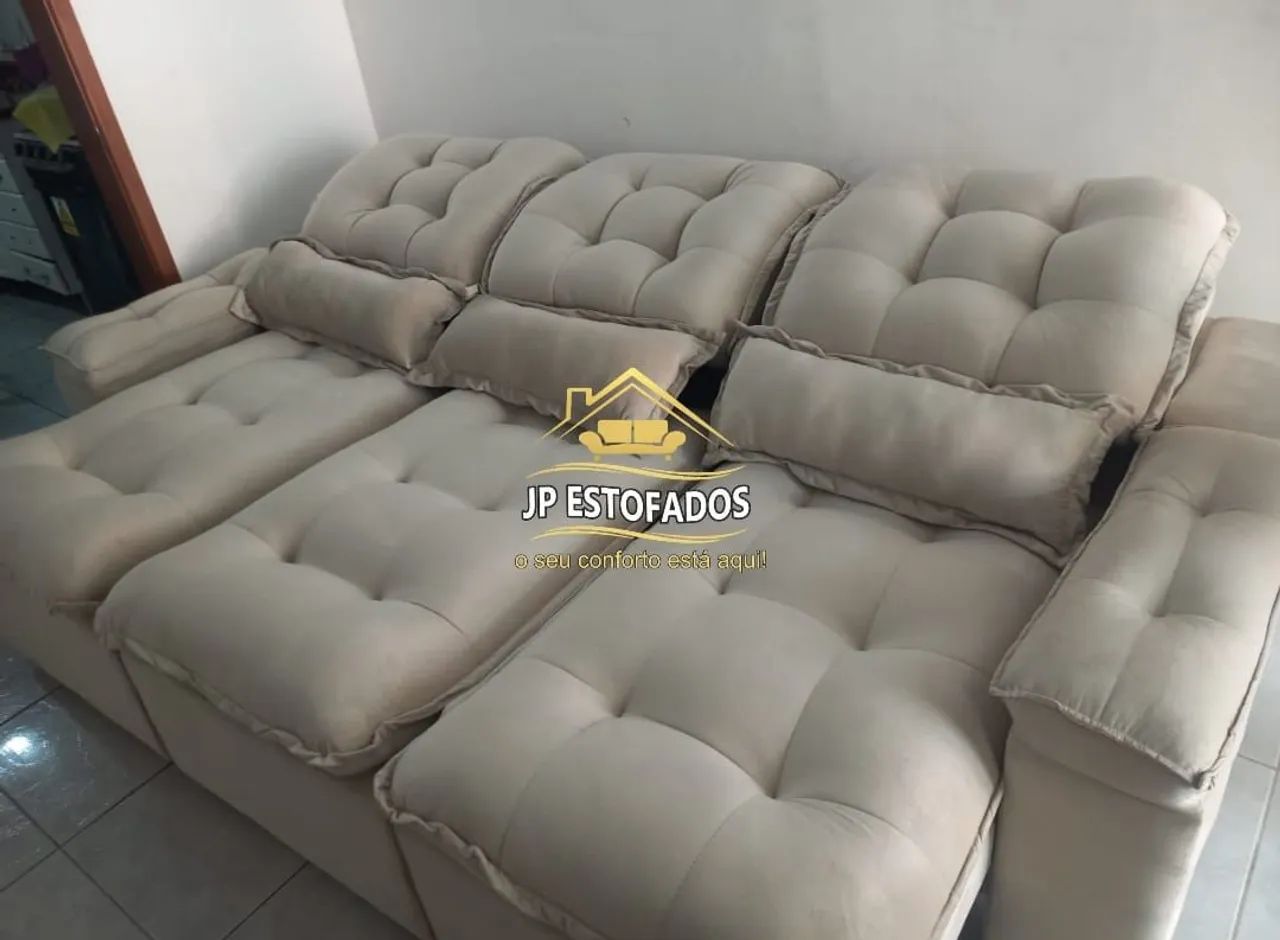 PROMOÇÃO DE FINAL DE ANO RETRÁTIL RECLINÁVEL 3 LUGARES  - Foto 2