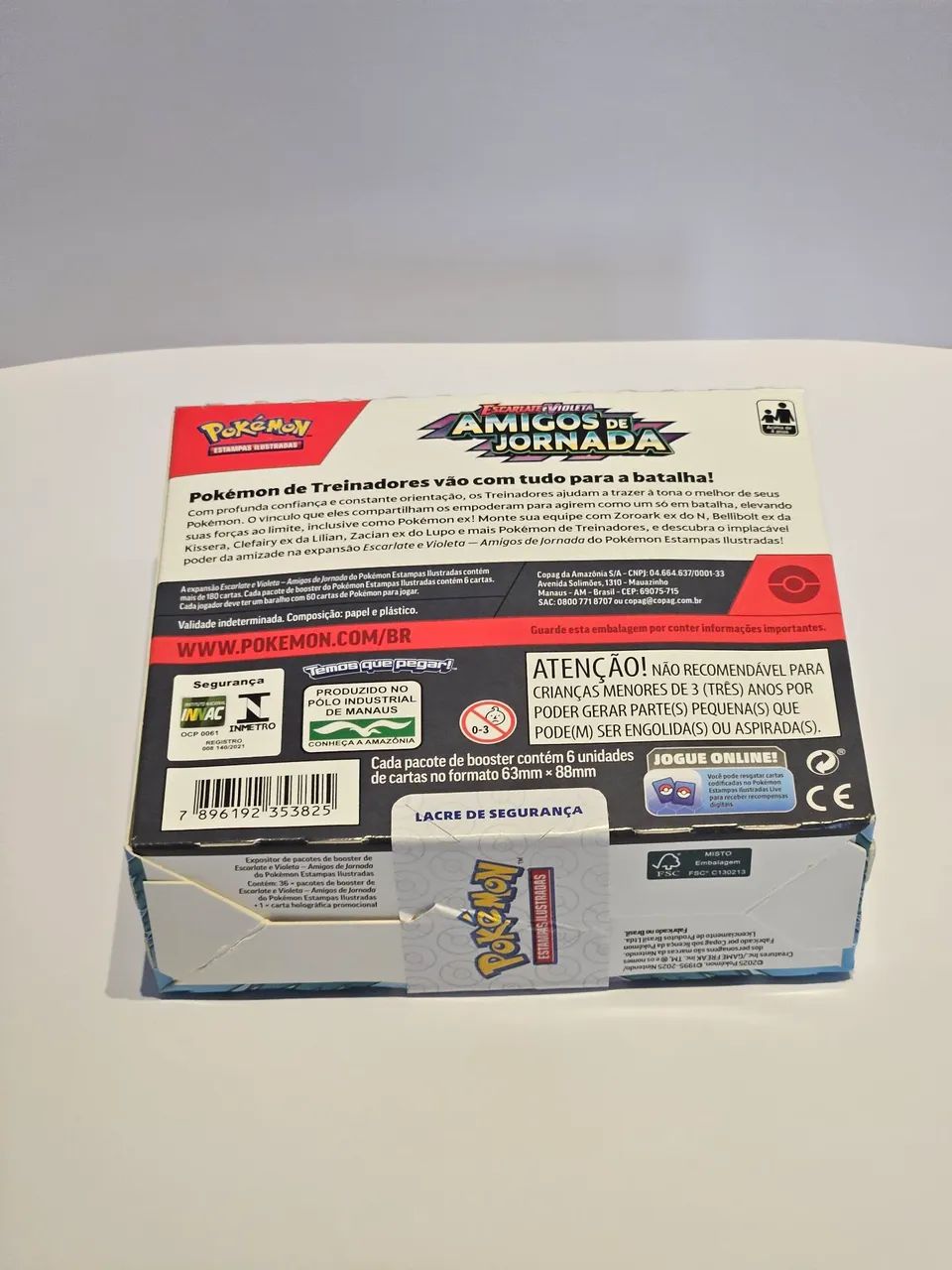 Booster Box Pokémon Amigos de Jornada Copag Lacrada - Foto 3