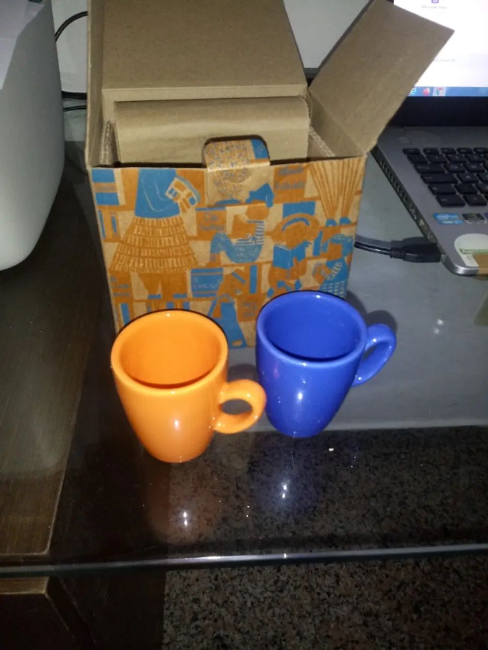 Último kit de xícara de Café Cafezinho com Pires Decorado 75ml cada Natura Crer para Ver - Foto 3