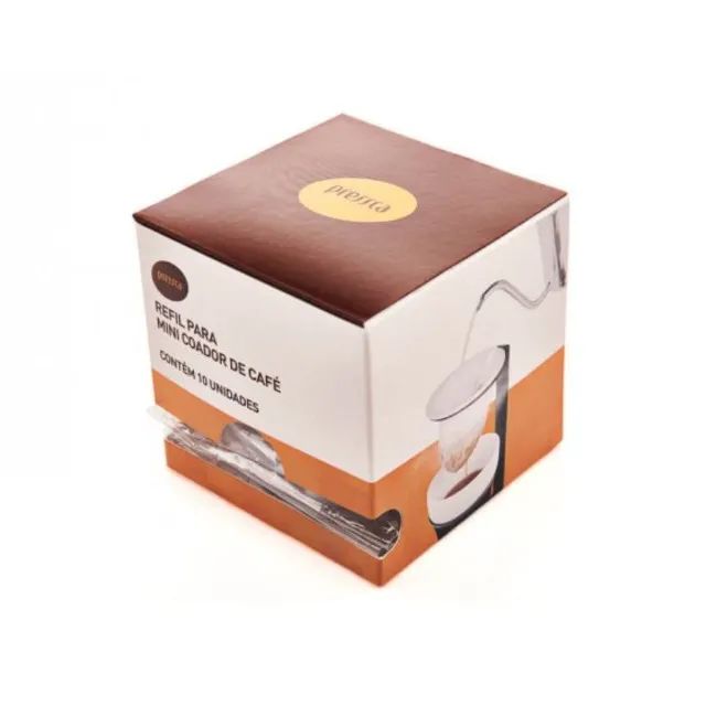 Conjunto Mini Coador de Café Pressca 10 Filtro de Pano - Foto 4