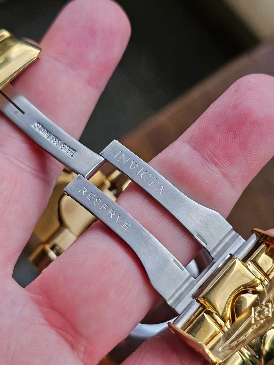 Relógio Invicta venom 14503 Reserve 1000 Metros Dourado único a