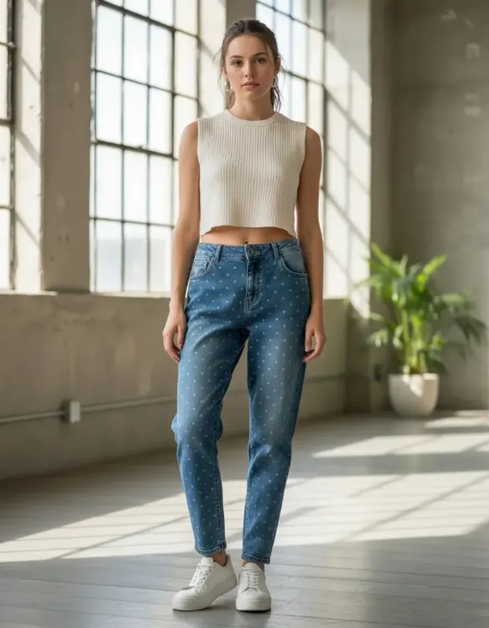 calça jeans com lycra da marca sion jeans - Foto 4