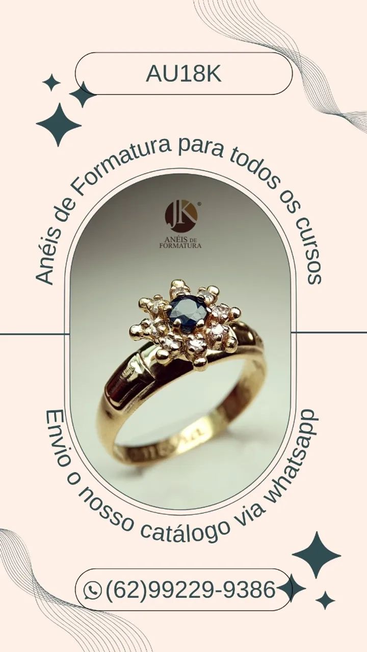 Anéis de Formatura para os formandos
