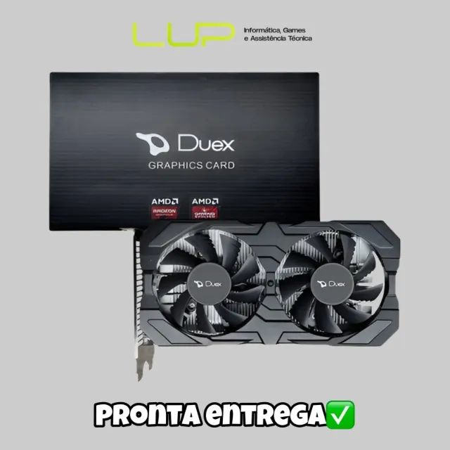 Placa de vídeo Rx580 8gb Duex - Nova lacrada (loja física)