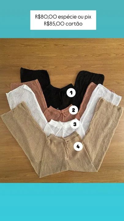 Calça saída de praia  - Foto 2