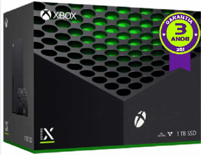 Console XBOX Series X + 03 Anos de Garantia + Frete Grátis 