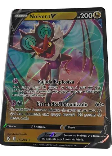 Carta Pokémon Noivern V Original Copag
