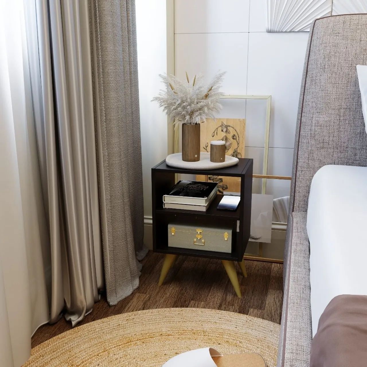 Nightstand for double or single bedroom64166924787714124