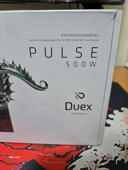 Fonte Duex Pulse Pro 500W 80 Plus Bronze e Teclab DXFOPRO500WBFSE+ - Foto 2