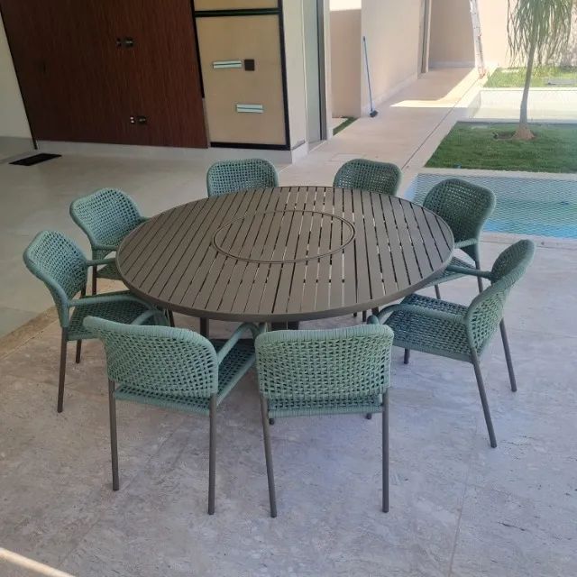 CJ DE MESA 1.80 COM 8 LUGARES