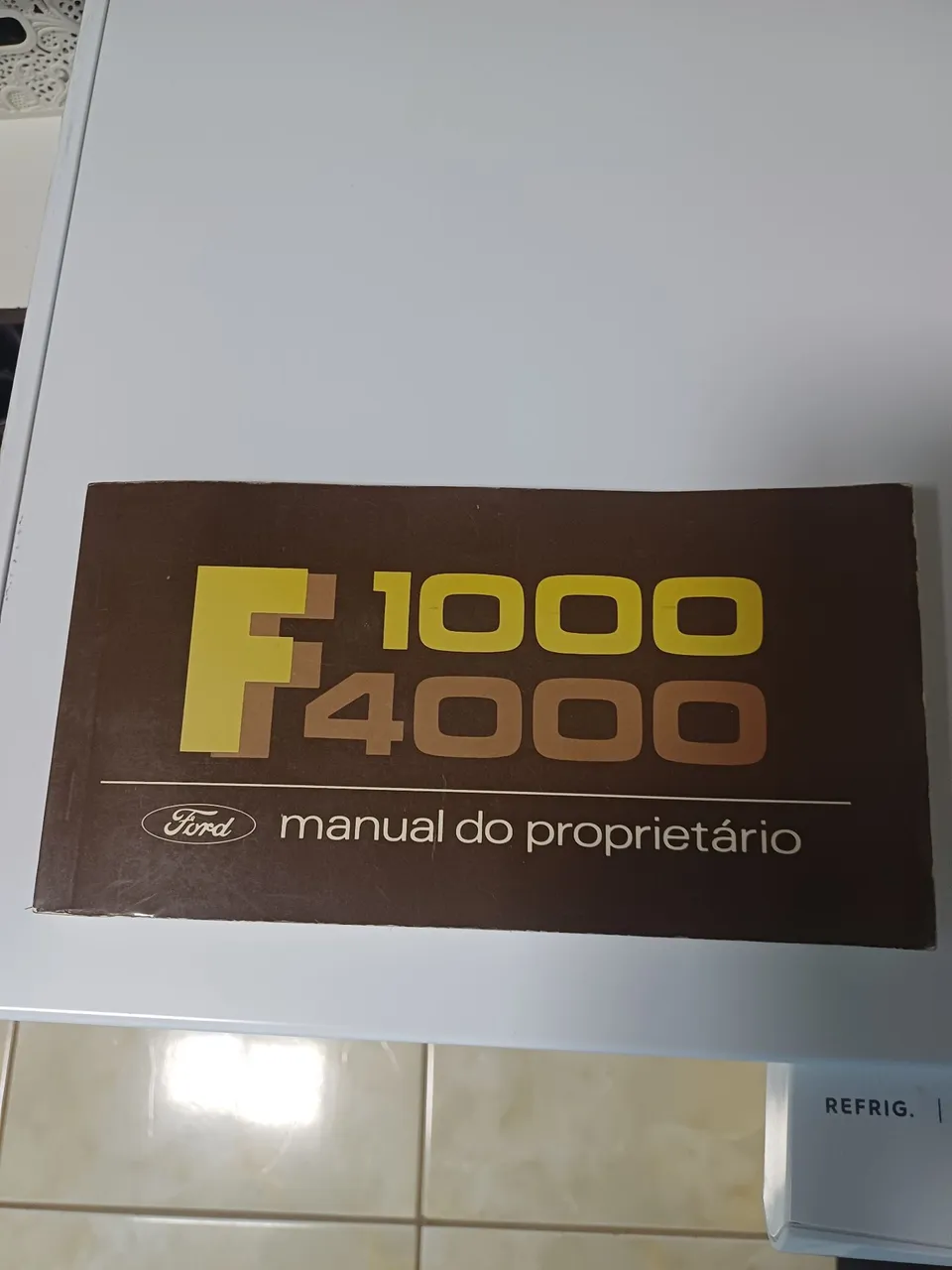 Manual Ford F1000 Original 1986/ 1987