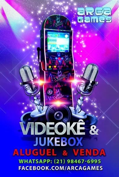 Videokê karaokê e máquina de músicas. (Aluguel : R$150,00 + Frete)