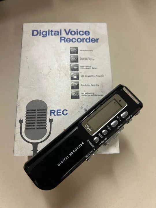 Gravador de Voz Digital - Excelente Estado