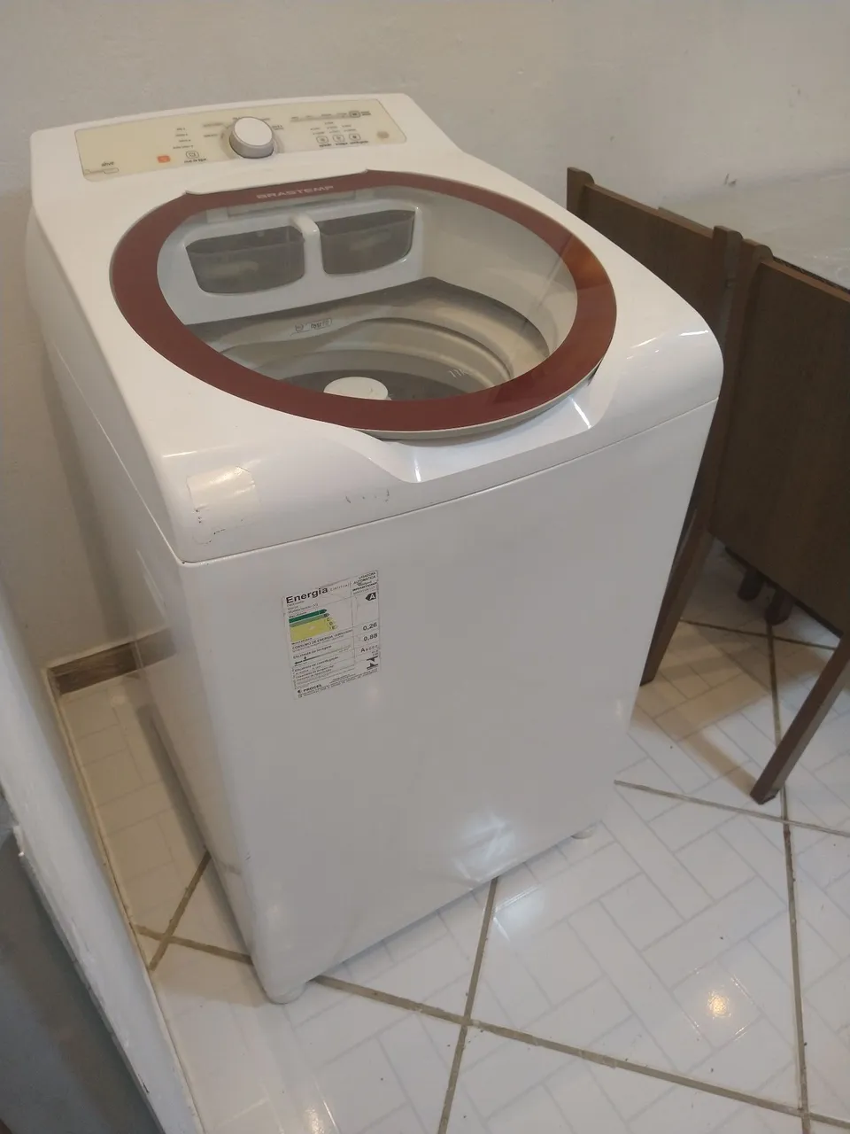 Máquina de Lavar Brastemp com Tampa de Vidro